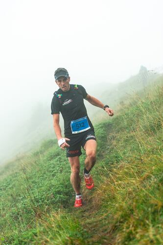Zorzone Serina italy, 2 September 2018: Extreme mountain rac