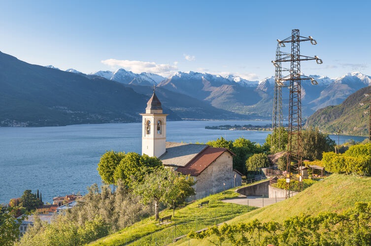 Church of Sant'Andrea in Bellano Como Italy lake